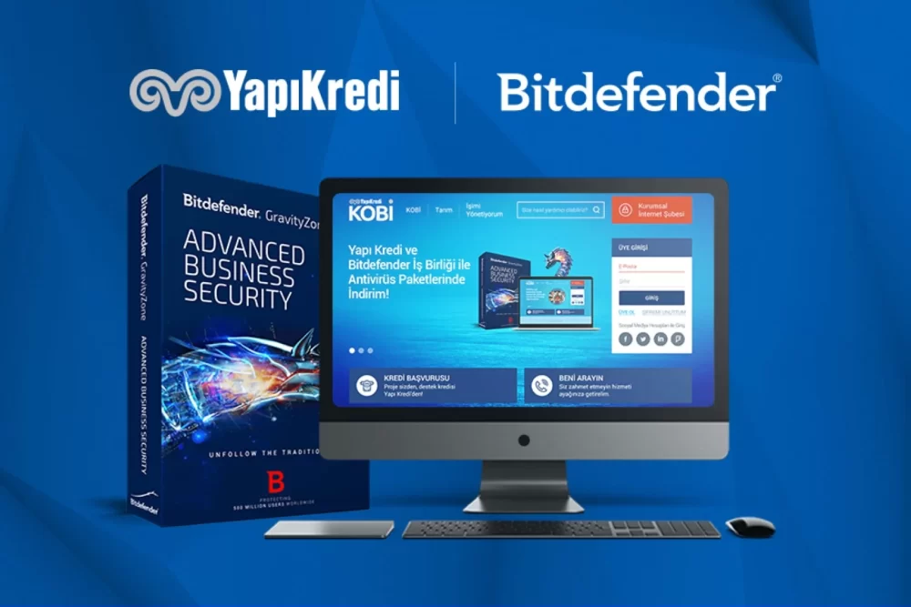 YAPI KREDİ VE BITDEFENDER ANTİVİRÜS’TEN KOBİ’LERE SİBER GÜVENLİK DOPİNGİ